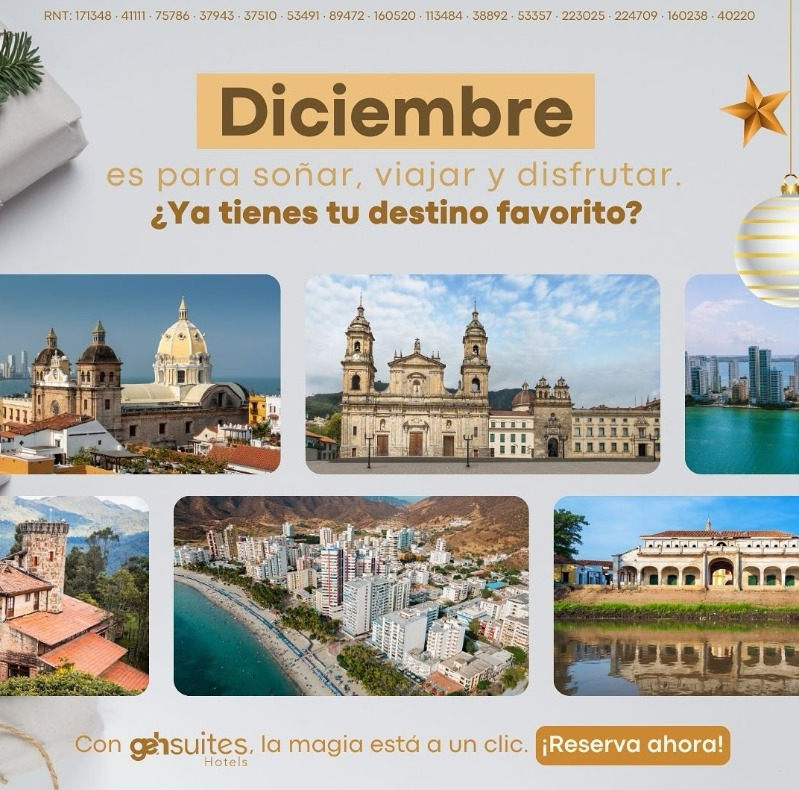 Celebra la Magia de la Navidad en Colombia con GEH SUITES HOTELS