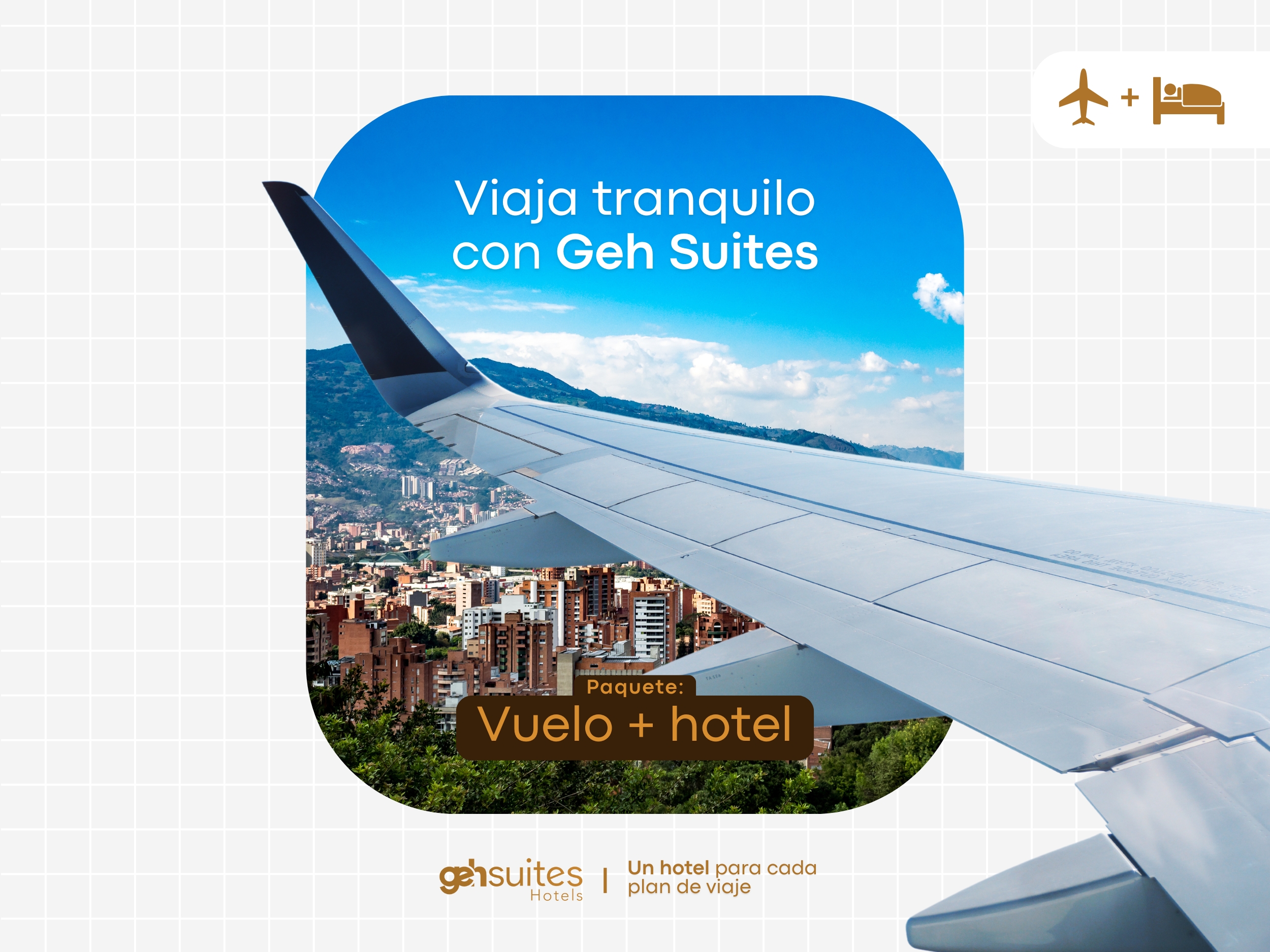 Viaja Fácil y Sin Estrés: Paquetes de Tiquetes Aéreos + Alojamiento con GEH SUITES HOTELS